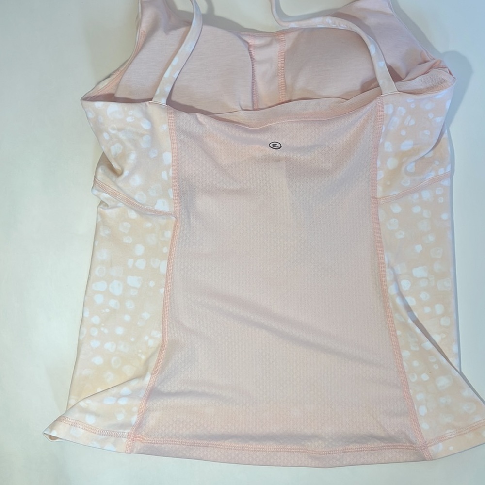 Stori Katy Hearn pink and white redemption shelf tank size 8 - Picture 3 of 4